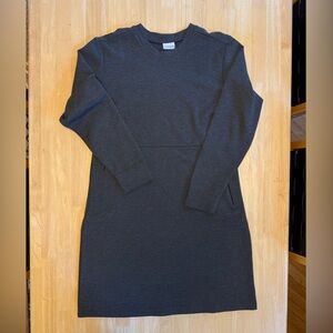 Columbia Charcoal Long Sleeve Dress